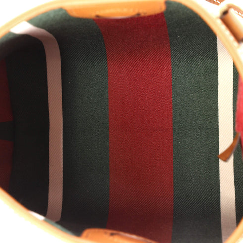 GG Emblem Bucket Bag GG Coated Canvas Nano