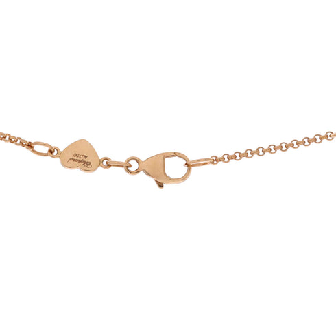 My Happy Hearts Pendant Necklace 18K Rose Gold with Carnelian