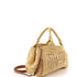 Convertible Open Tote Crochet Raffia