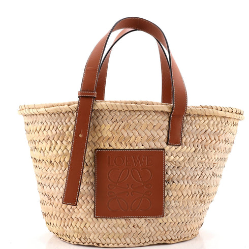 Basket Tote Raffia Medium