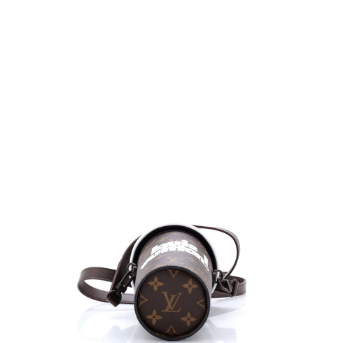 Coffee Cup Convertible Pouch Everyday Signature Vintage Monogram Canvas