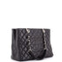 Grand Shopping Tote Quilted Caviar