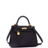 Kelly Handbag Noir Epsom with Gold Hardware 25