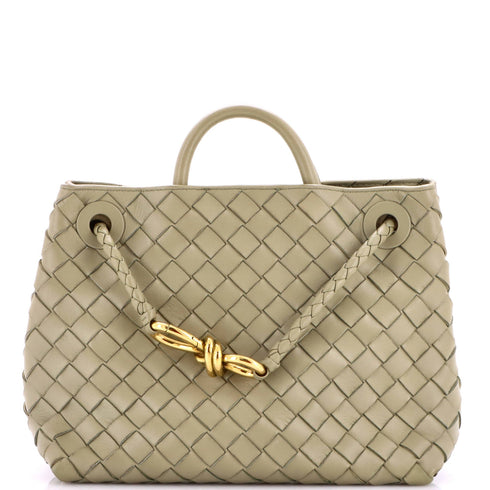 Andiamo Top Handle Bag Intrecciato Nappa Small