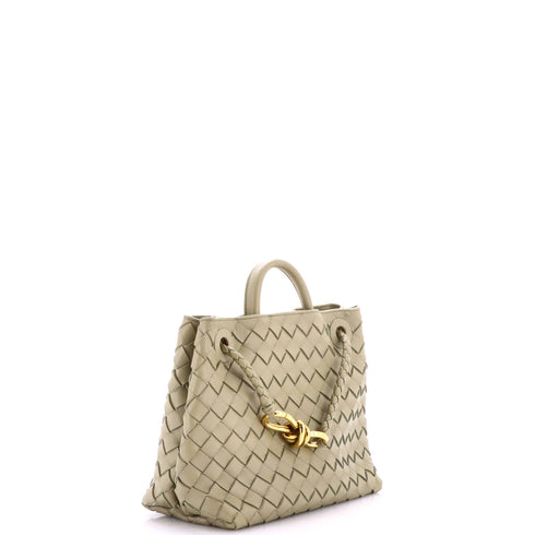 Andiamo Top Handle Bag Intrecciato Nappa Small
