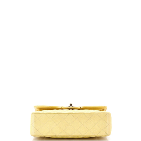 Classic Double Flap Bag Quilted Iridescent Caviar Small