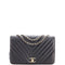Statement Flap Bag Chevron Calfskin Small