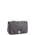 Statement Flap Bag Chevron Calfskin Small