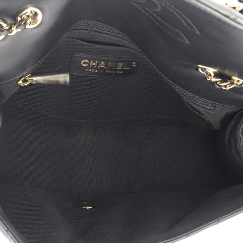 Statement Flap Bag Chevron Calfskin Small