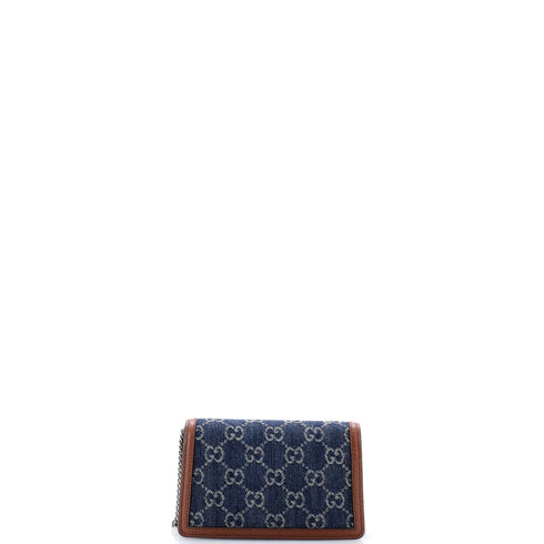 Dionysus Bag GG Denim Super Mini