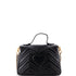 GG Marmont Top Handle Flap Bag Matelasse Leather Small