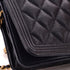 Boy Wallet on Chain Quilted Caviar