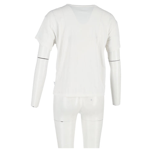 Women's Alexander Wang Crewneck T-Shirt in White Cotton