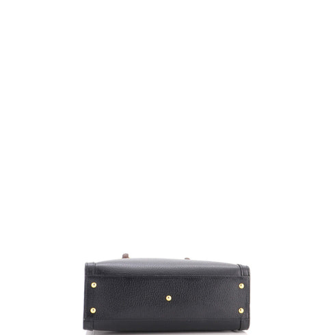 Diana NM Bamboo Handle Tote Leather Small