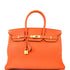 Birkin Handbag Orange H Togo with Gold Hardware 35