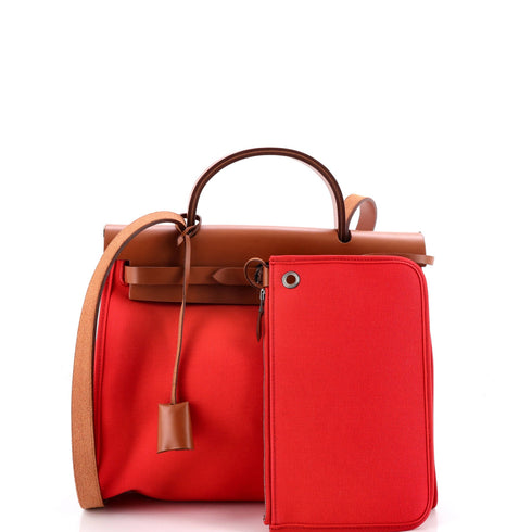 Herbag Zip Leather and Toile 31