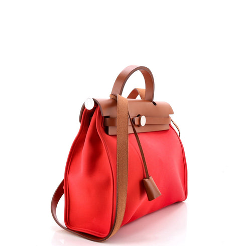 Herbag Zip Leather and Toile 31