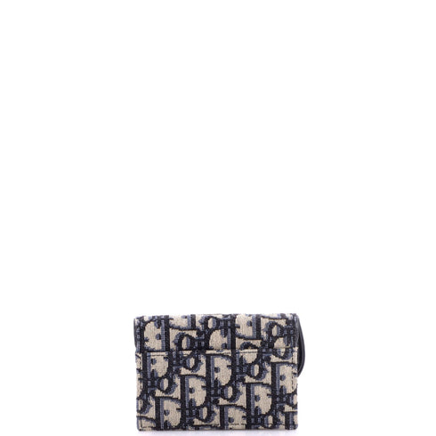 Saddle Card Case Oblique Canvas