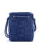 Cassette Bucket Bag Maxi Intrecciato Denim Small