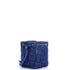 Cassette Bucket Bag Maxi Intrecciato Denim Small