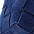 Cassette Bucket Bag Maxi Intrecciato Denim Small