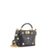 Roman Stud Top Handle Bag Quilted Leather Small