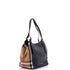 Canterbury Tote Leather and House Check Canvas Small