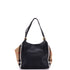 Canterbury Tote Leather and House Check Canvas Small
