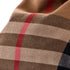 Canterbury Tote Leather and House Check Canvas Small