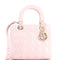 Lady Dior Bag Cannage Quilt Metallic Leather Medium