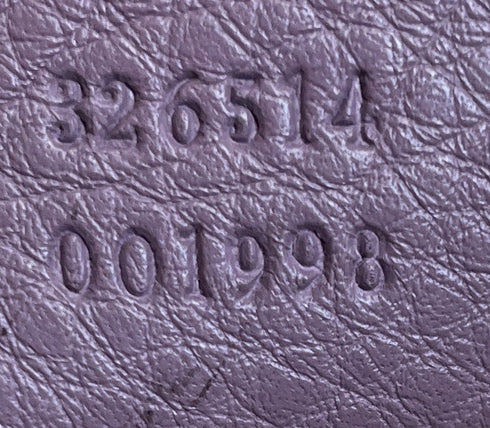 Miss GG Hobo GG Canvas with Leather Small