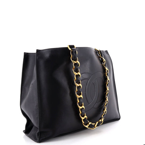 Vintage CC Chain Tote Lambskin XL