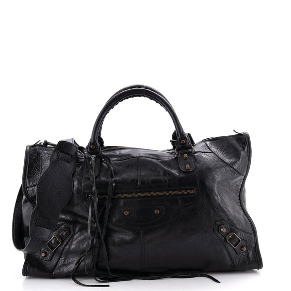 Work Classic Studs Bag Leather
