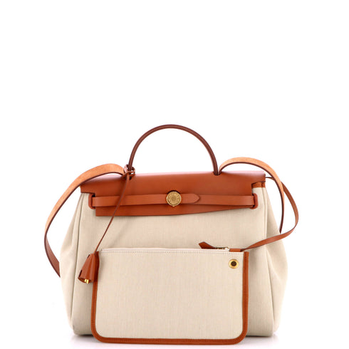 Herbag Zip Leather and Toile 31