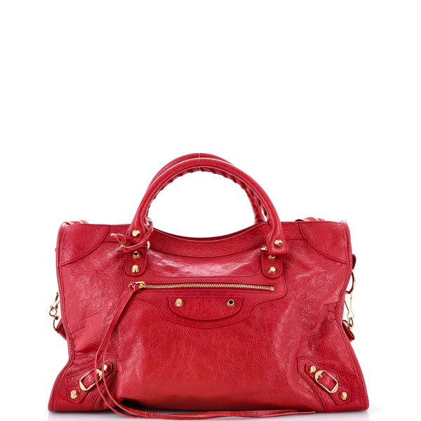 City Classic Studs Bag Leather Medium