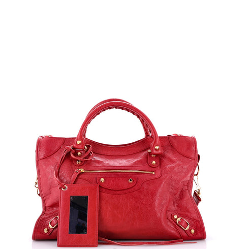 City Classic Studs Bag Leather Medium