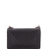 Boy Flap Bag Quilted Caviar New Medium