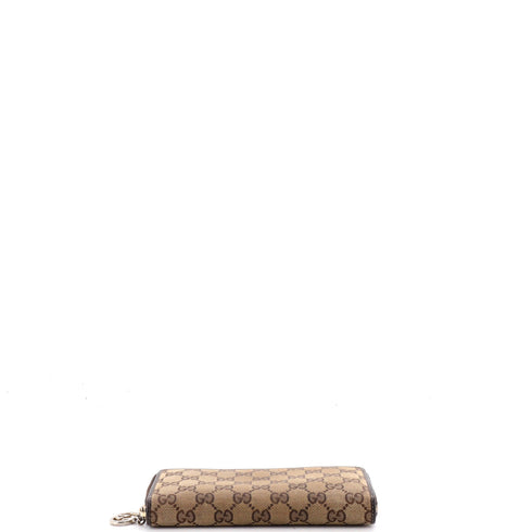 Zip Around Wallet GG Canvas Long
