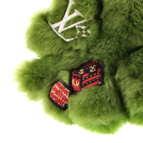 LV Lucky Trefoil Bag Charm Patch Embellished Velvet