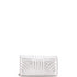 Wallet on Chain Diagramme Quilted Leather Small