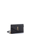 Classic Monogram Wallet on Chain Matelasse Chevron Leather Small