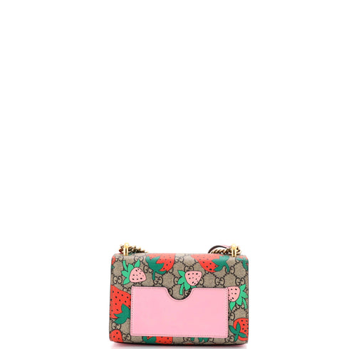 Padlock Shoulder Bag Printed GG Coated Canvas Small