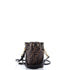 Mon Tresor Bucket Bag Zucca Embossed Leather Mini