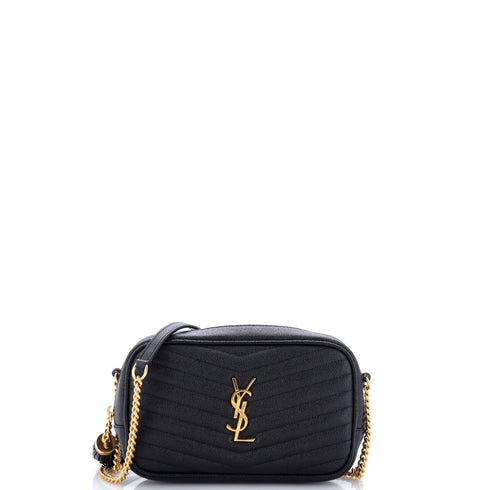 Lou Camera Bag Matelasse Chevron Leather Mini