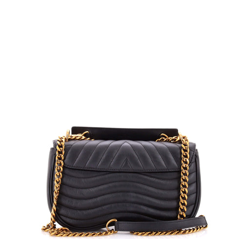 New Wave Chain Bag Quilted Leather MM
