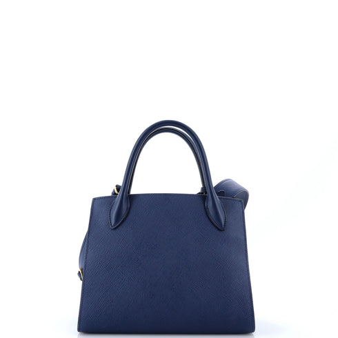 Monochrome Tote Saffiano with City Calf Small