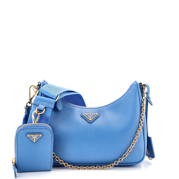 Re-Edition 2005 Shoulder Bag Saffiano Leather Small