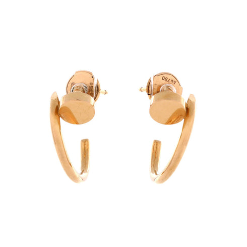 Juste un Clou Hoop Earrings 18K Rose Gold Small