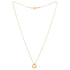 Elsa Peretti Open Heart 3 Diamonds Pendant Necklace 18K Rose Gold and Diamonds 11mm