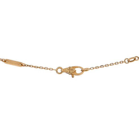 Frivole Pendant Necklace 18K Yellow Gold with Pave Diamonds Mini